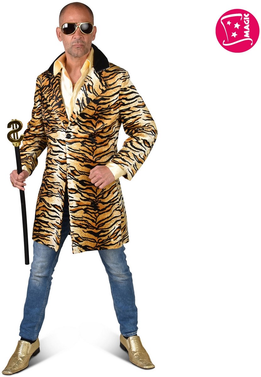 Pimp Mantel Tijger Heren Premium - Maat S